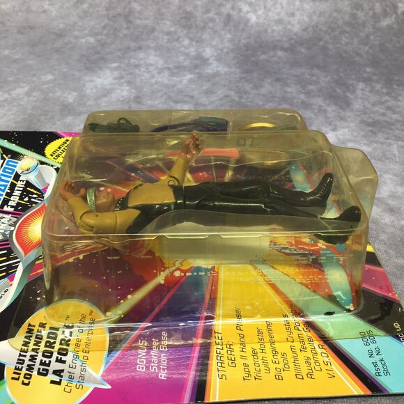 STAR TREK The Next Generation Lieutenant George La Forge Playmates Figure- Read - Picture 9 of 9